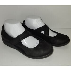 Clarks Women's 8M Cloudsteppers Sillian Bella Black Mary Jane Comfort Shoes